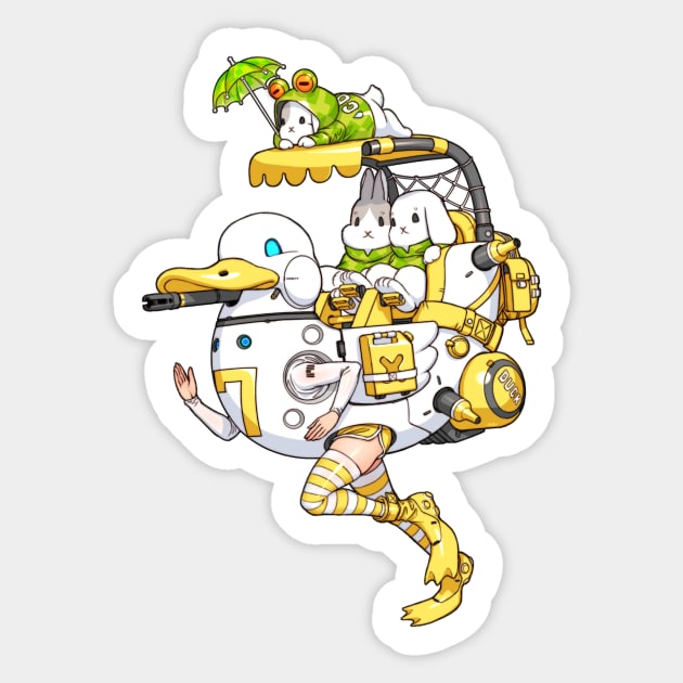 Duck 7 Sticker by Pan_Ren_Wei